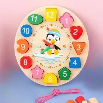 Jouet en Bois - WoodenToys™ - Horloge - Mamanternelle