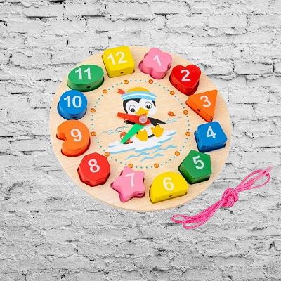 Jouet en Bois - WoodenToys™ - Horloge - Mamanternelle