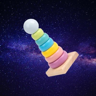 Jouet en Bois - WoodenToys™ - Tour Macaron - Mamanternelle