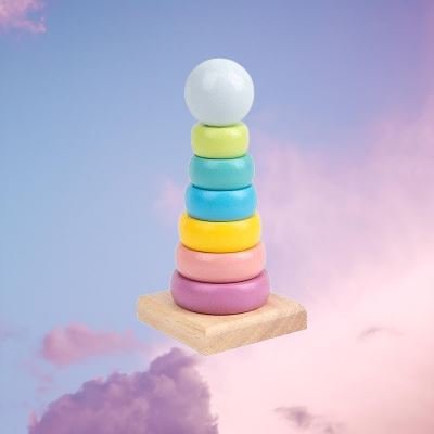 Jouet en Bois - WoodenToys™ - Tour Macaron - Mamanternelle