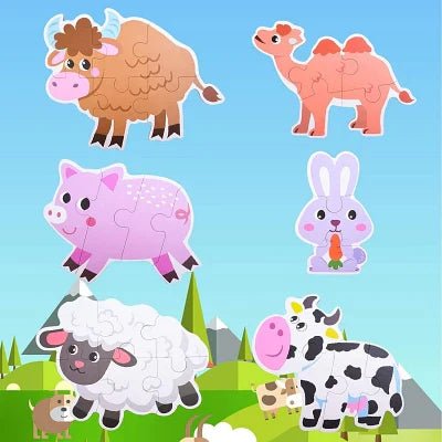 Puzzle Montessori - BabyPuzzle™ - Bétail - Mamanternelle