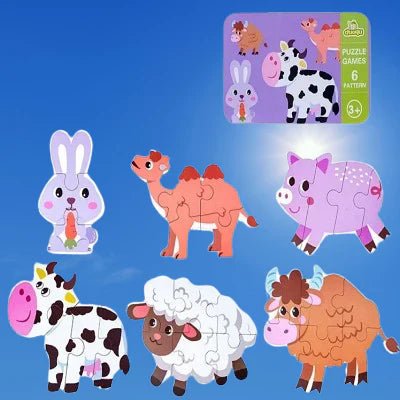Puzzle Montessori - BabyPuzzle™ - Bétail - Mamanternelle