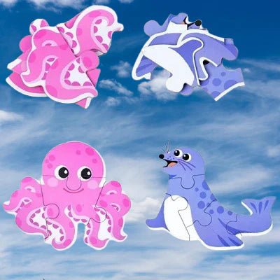 Puzzle Montessori - BabyPuzzle™ - Océan - Mamanternelle