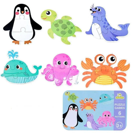 Puzzle Montessori - BabyPuzzle™ - Océan - Mamanternelle