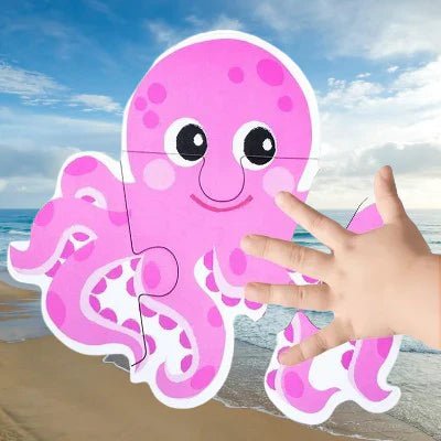 Puzzle Montessori - BabyPuzzle™ - Océan - Mamanternelle