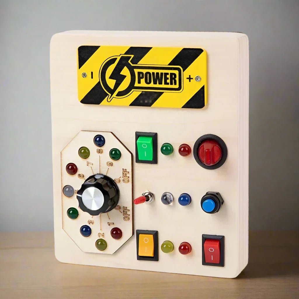 Tableau Montessori - BusyBoardCircuit™ - Bande - Mamanternelle