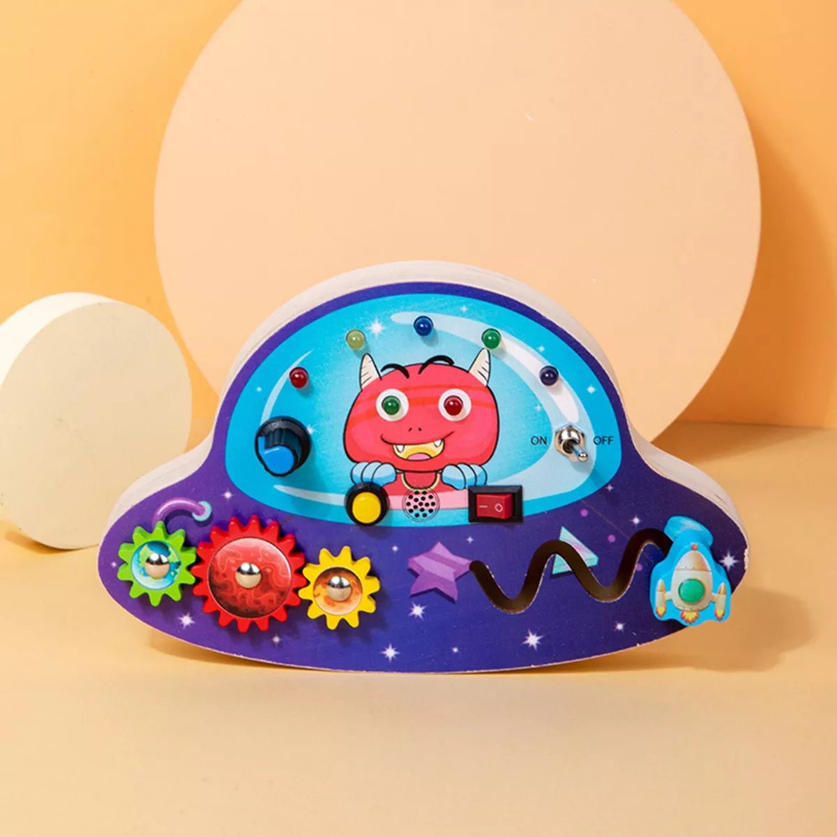 Tableau Montessori - BusyBoardCircuit™ - OVNI - Mamanternelle