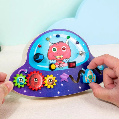 Tableau Montessori - BusyBoardCircuit™ - OVNI - Mamanternelle
