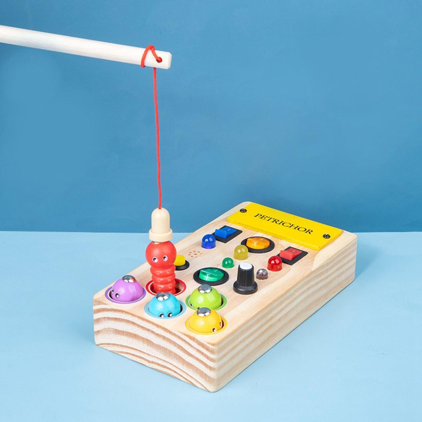 Tableau Montessori - BusyBoardCircuit™ - Pêche - Mamanternelle