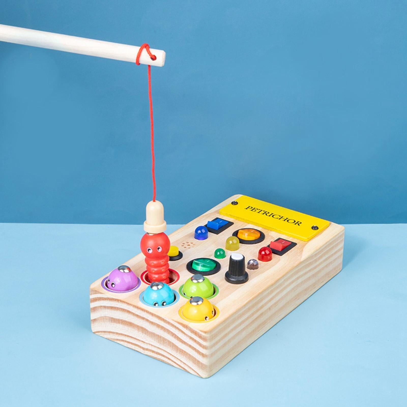 Tableau Montessori - BusyBoardCircuit™ - Pêche - Mamanternelle